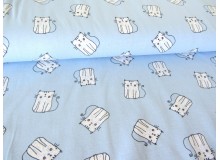 Jersey Katze hellblau